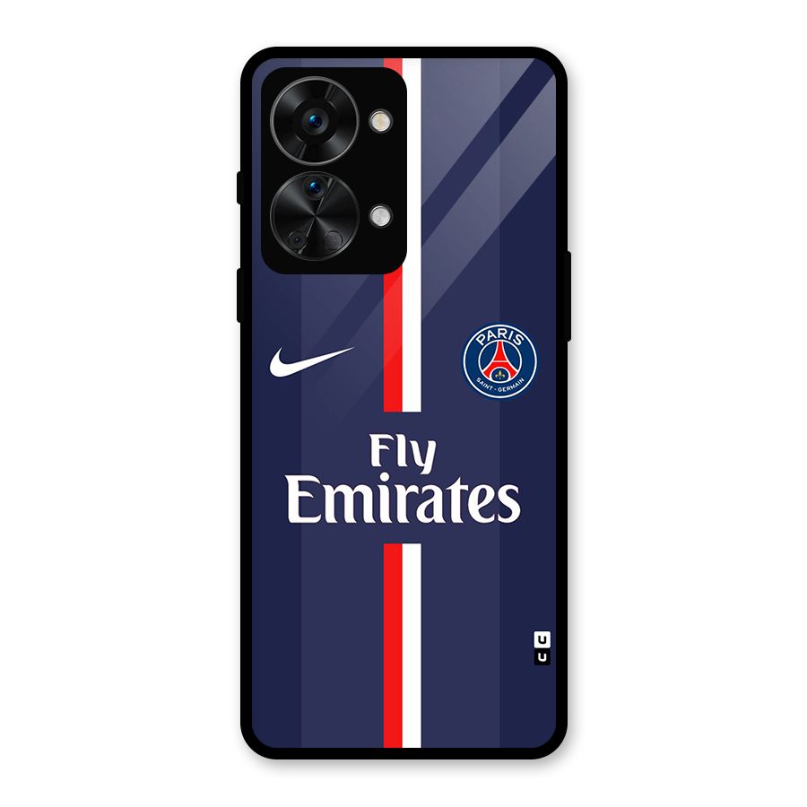 Saint Paris Jersey Glass Back Case for OnePlus Nord 2T