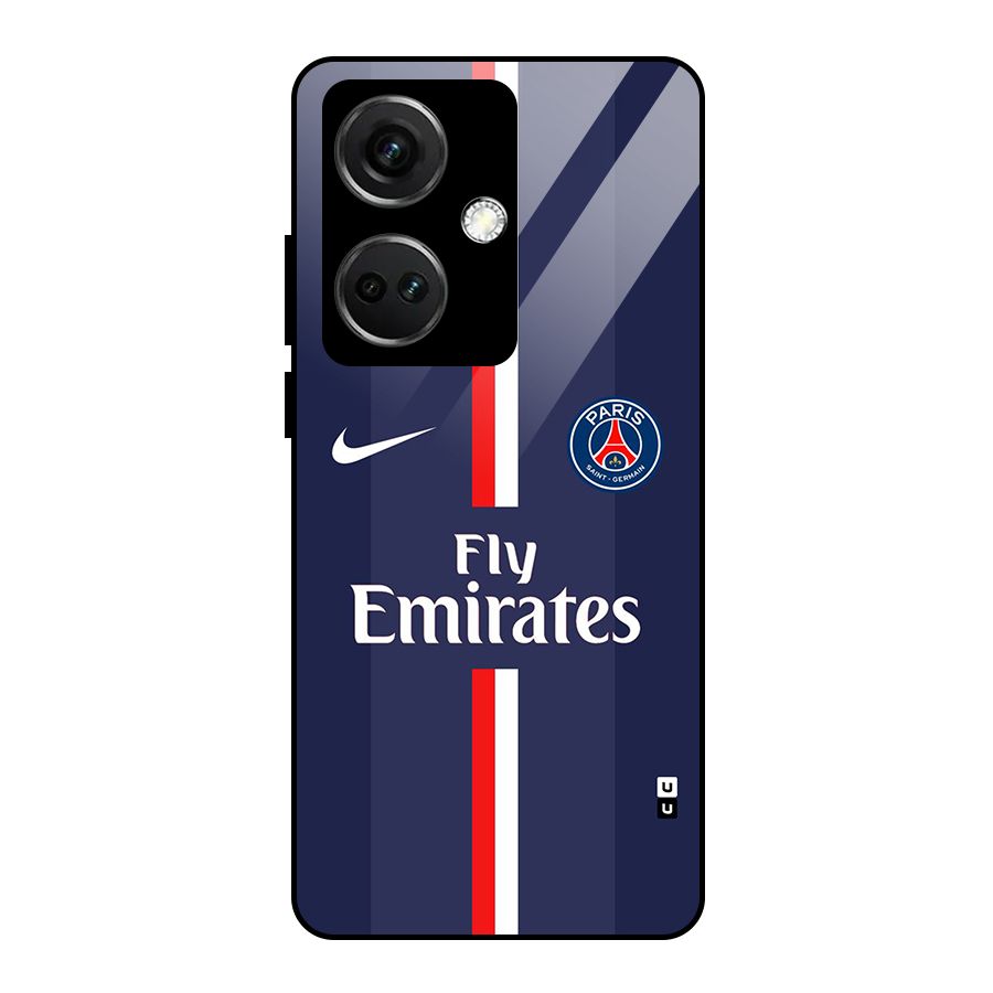 Saint Paris Jersey Glass Back Case for OnePlus Nord CE 3 5G