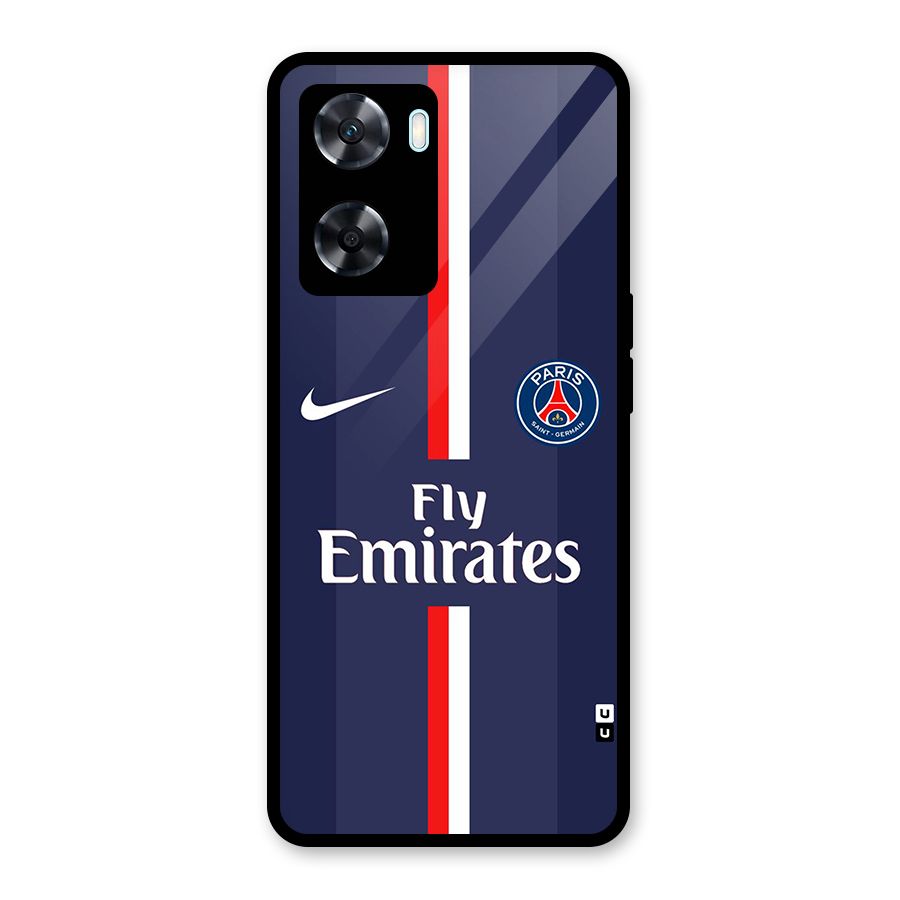 Saint Paris Jersey Glass Back Case for Oppo A77s