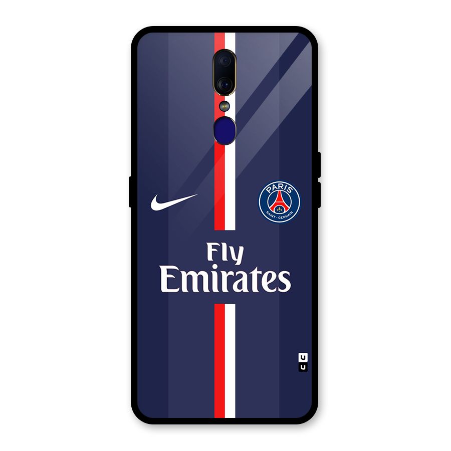 Saint Paris Jersey Glass Back Case for Oppo F11