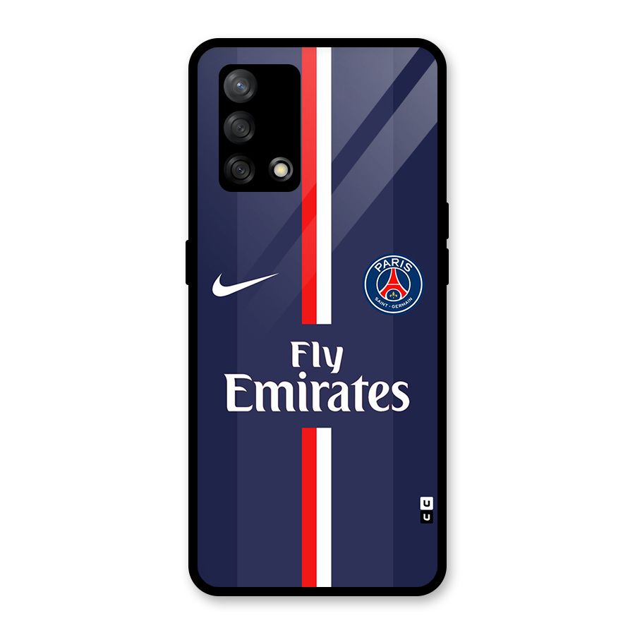 Saint Paris Jersey Glass Back Case for Oppo F19