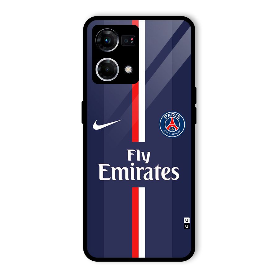 Saint Paris Jersey Glass Back Case for Oppo F21 Pro 5G