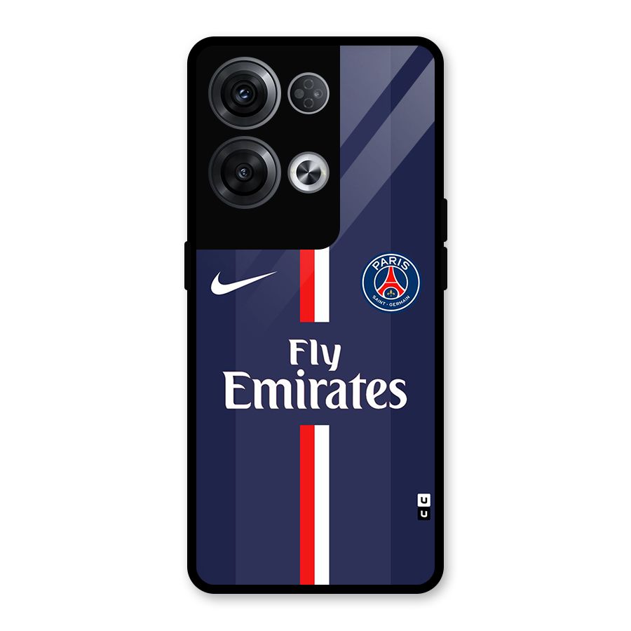 Saint Paris Jersey Glass Back Case for Oppo Reno8 Pro 5G