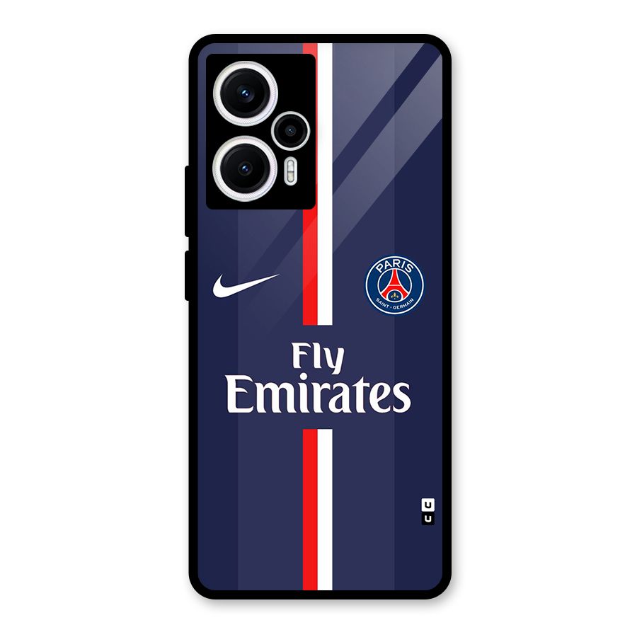 Saint Paris Jersey Glass Back Case for Poco F5