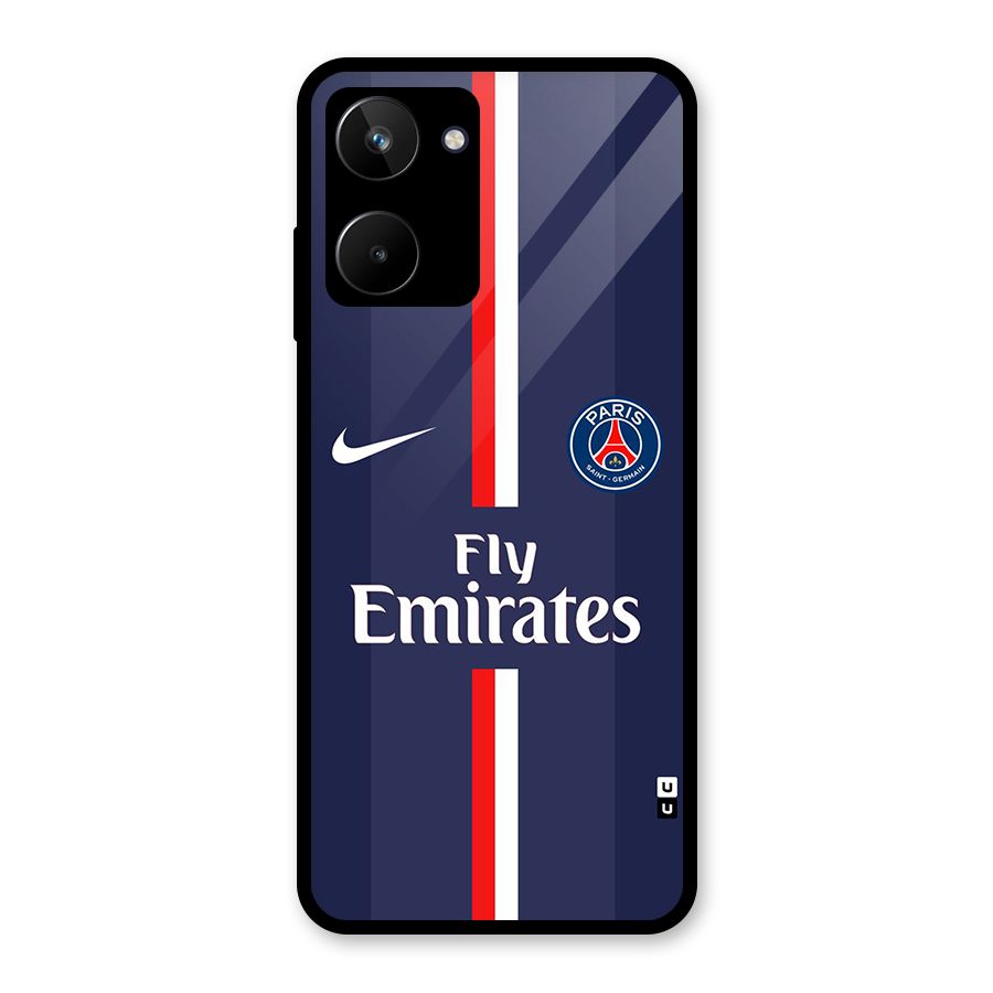 Saint Paris Jersey Glass Back Case for Realme 10