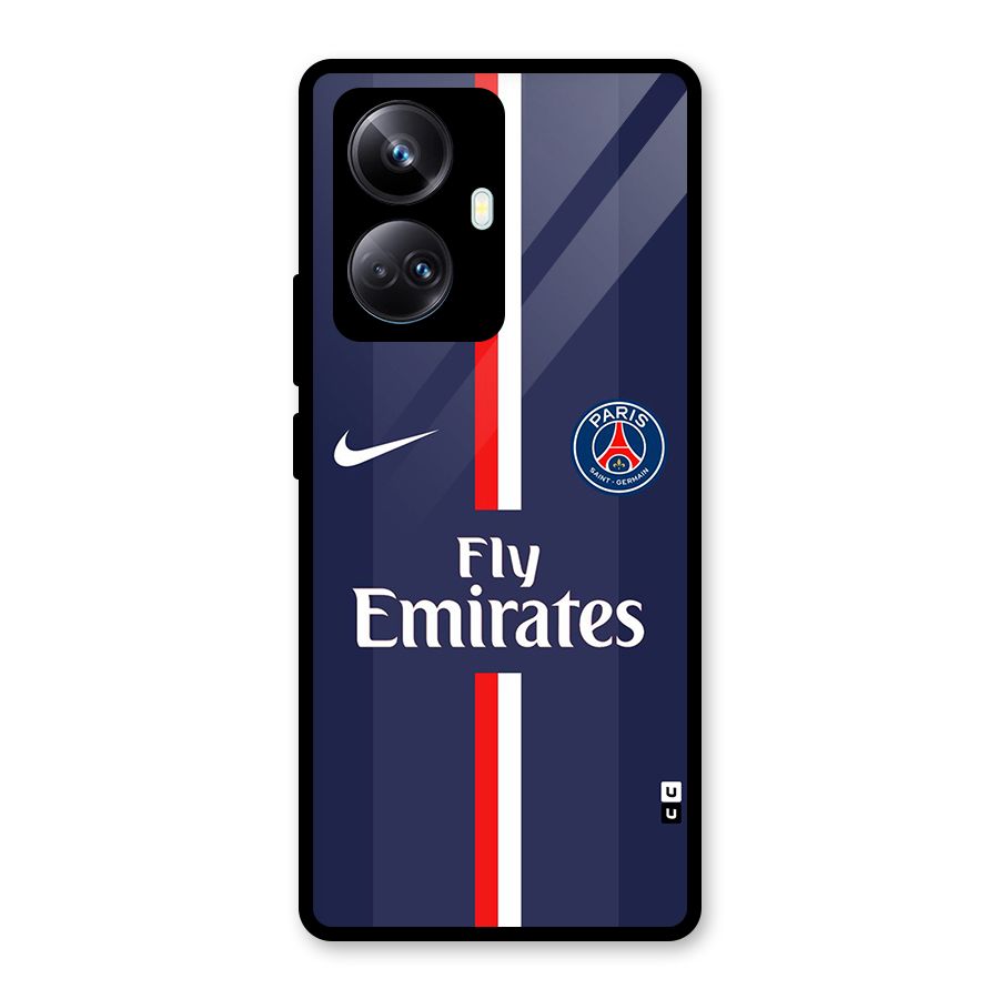 Saint Paris Jersey Glass Back Case for Realme 10 Pro Plus