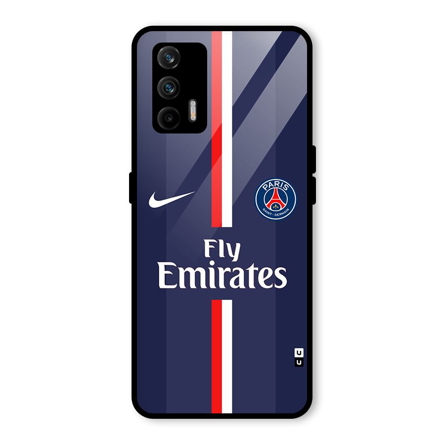 Saint Paris Jersey Glass Back Case for Realme GT 5G