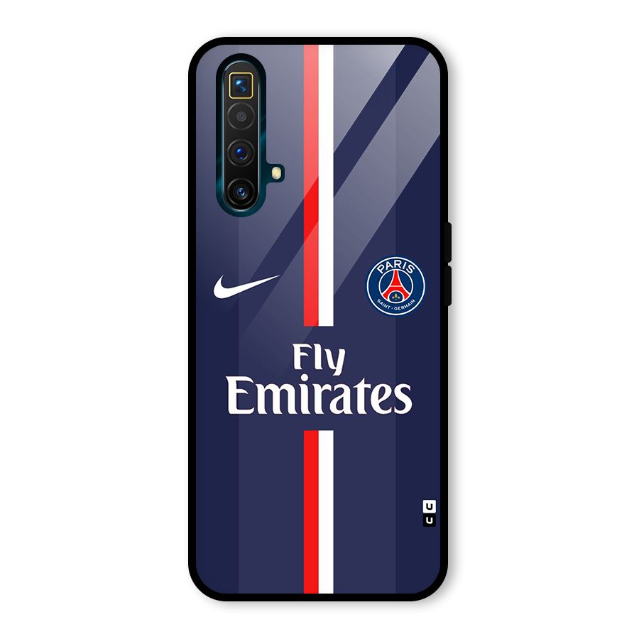 Saint Paris Jersey Glass Back Case for Realme X3