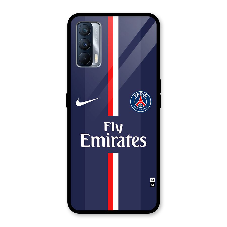 Saint Paris Jersey Glass Back Case for Realme X7