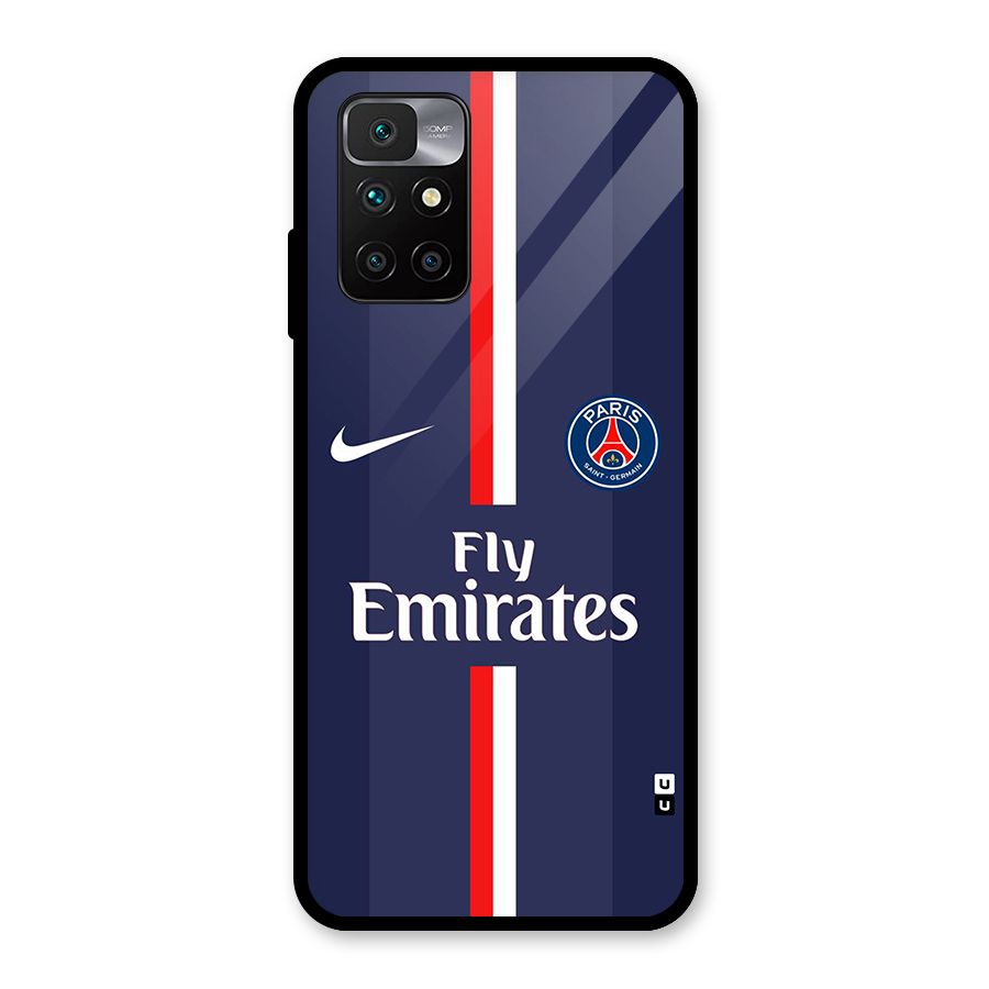 Saint Paris Jersey Glass Back Case for Redmi 10 Prime