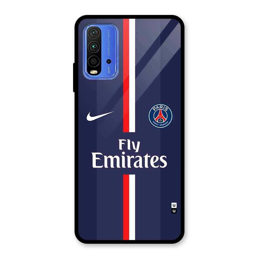 Saint Paris Jersey Glass Back Case for Redmi 9 Power
