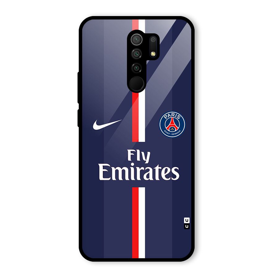 Saint Paris Jersey Glass Back Case for Redmi 9 Prime