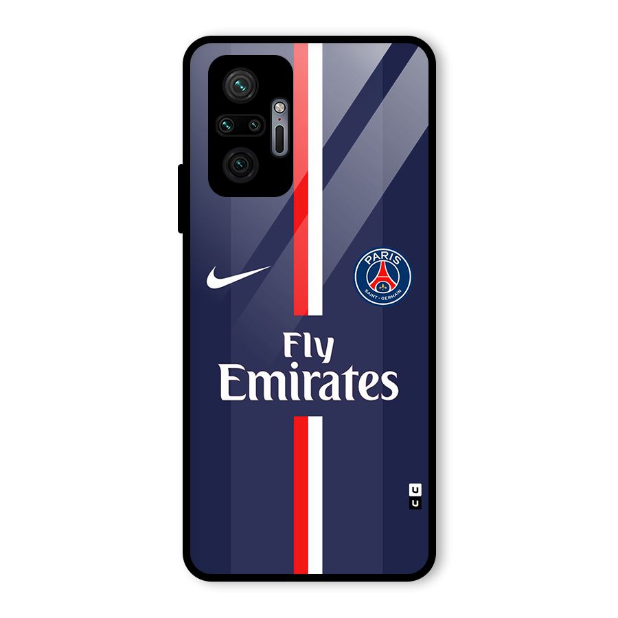 Saint Paris Jersey Glass Back Case for Redmi Note 10 Pro