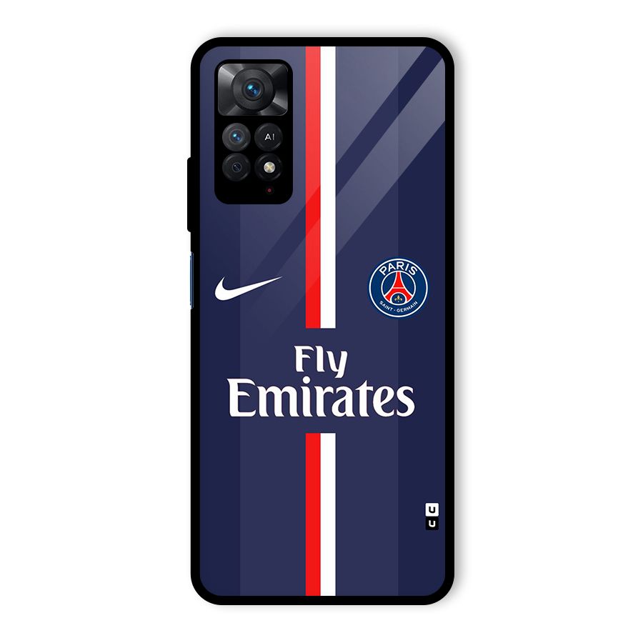 Saint Paris Jersey Glass Back Case for Redmi Note 11 Pro