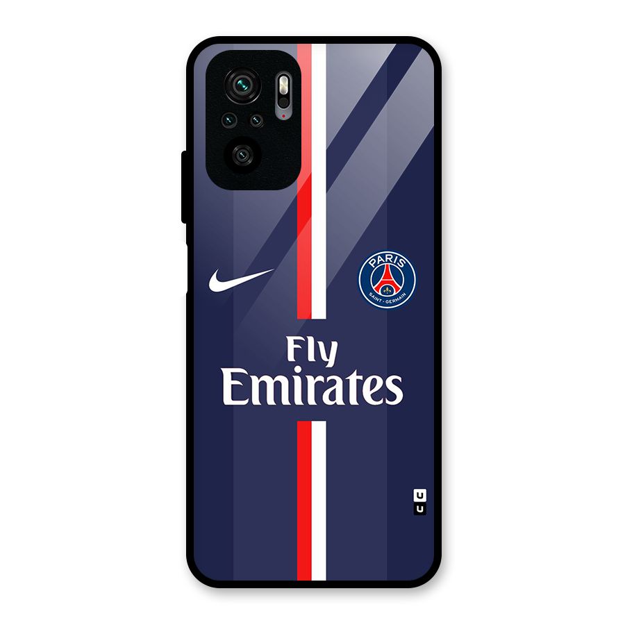 Saint Paris Jersey Glass Back Case for Redmi Note 11 SE