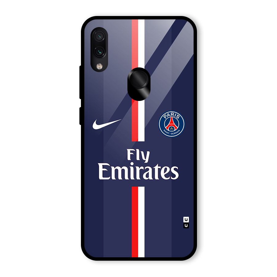 Saint Paris Jersey Glass Back Case for Redmi Note 7 Pro