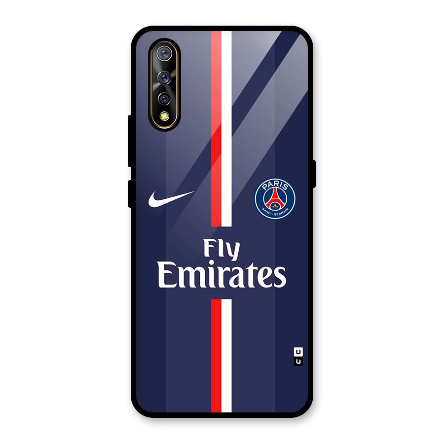 Saint Paris Jersey Glass Back Case for Vivo S1