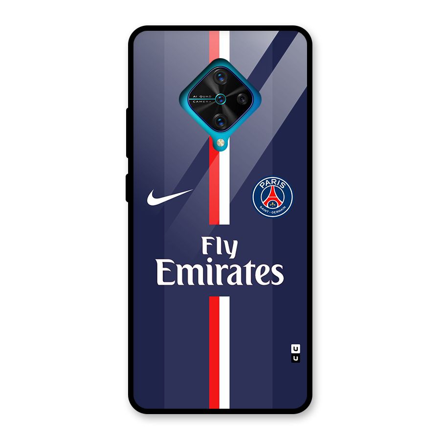 Saint Paris Jersey Glass Back Case for Vivo S1 Pro