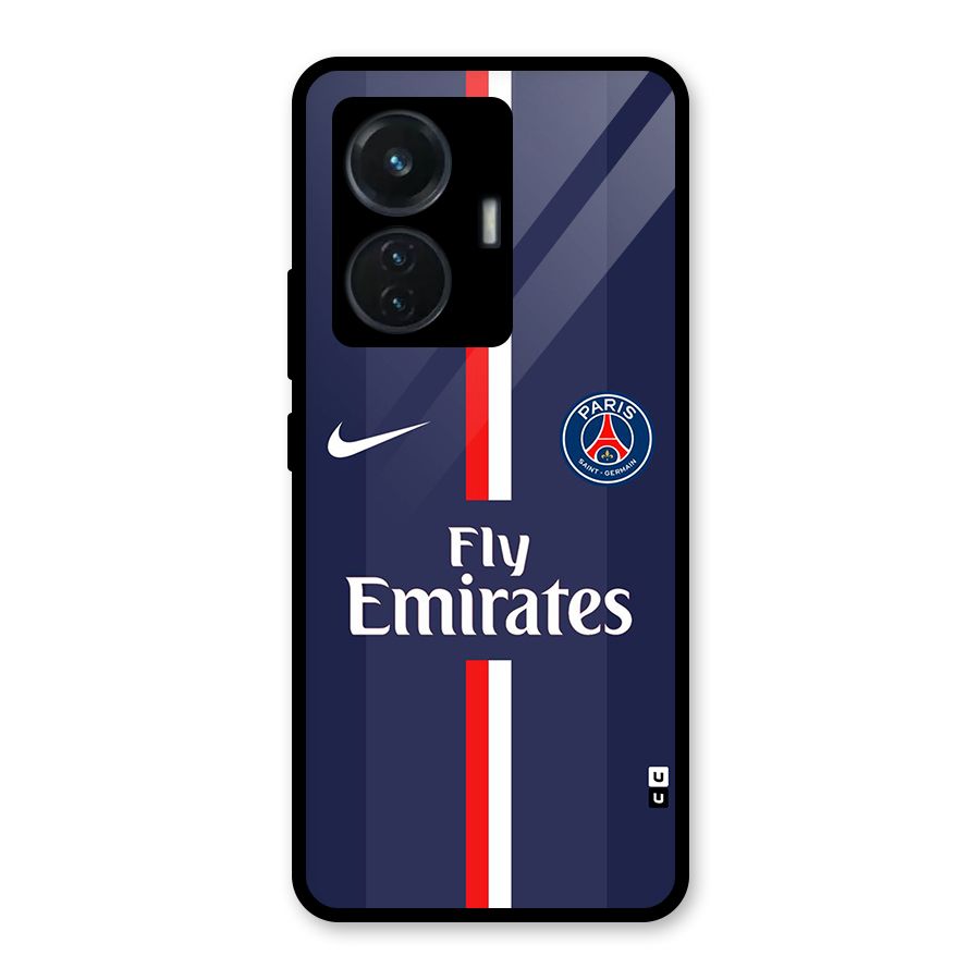 Saint Paris Jersey Glass Back Case for Vivo T1 44W