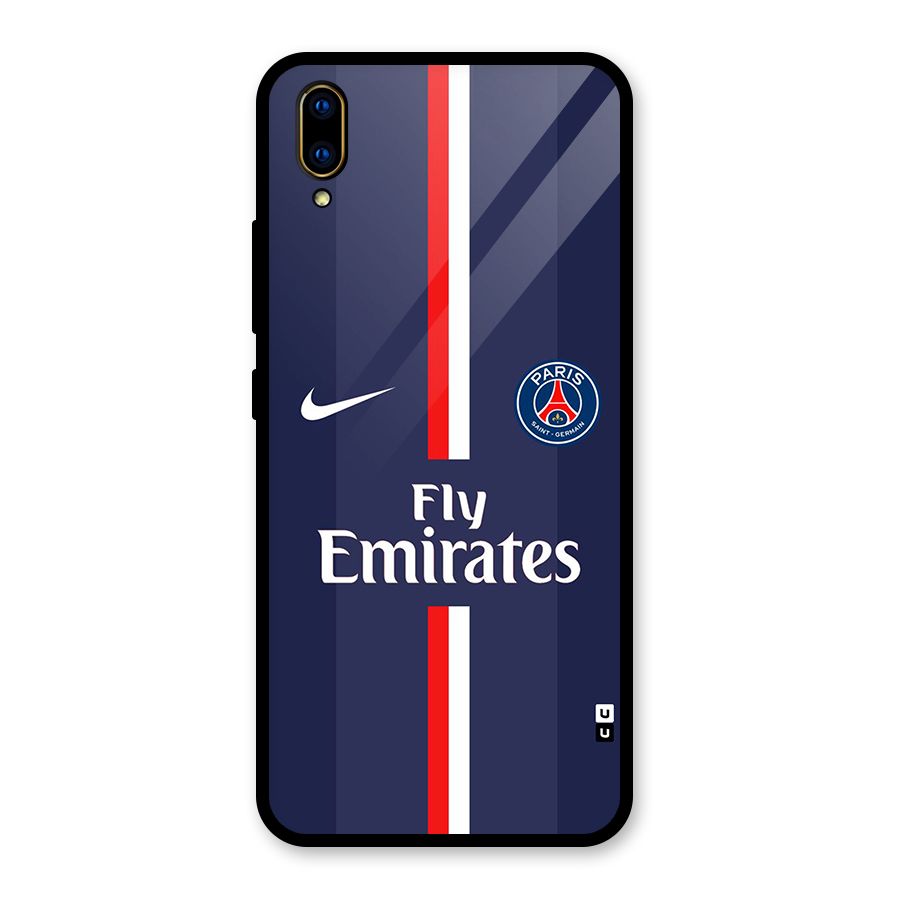 Saint Paris Jersey Glass Back Case for Vivo V11 Pro