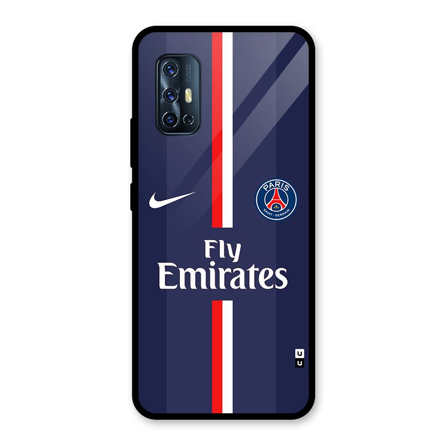 Saint Paris Jersey Glass Back Case for Vivo V17