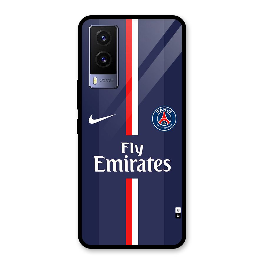 Saint Paris Jersey Glass Back Case for Vivo V21e 5G
