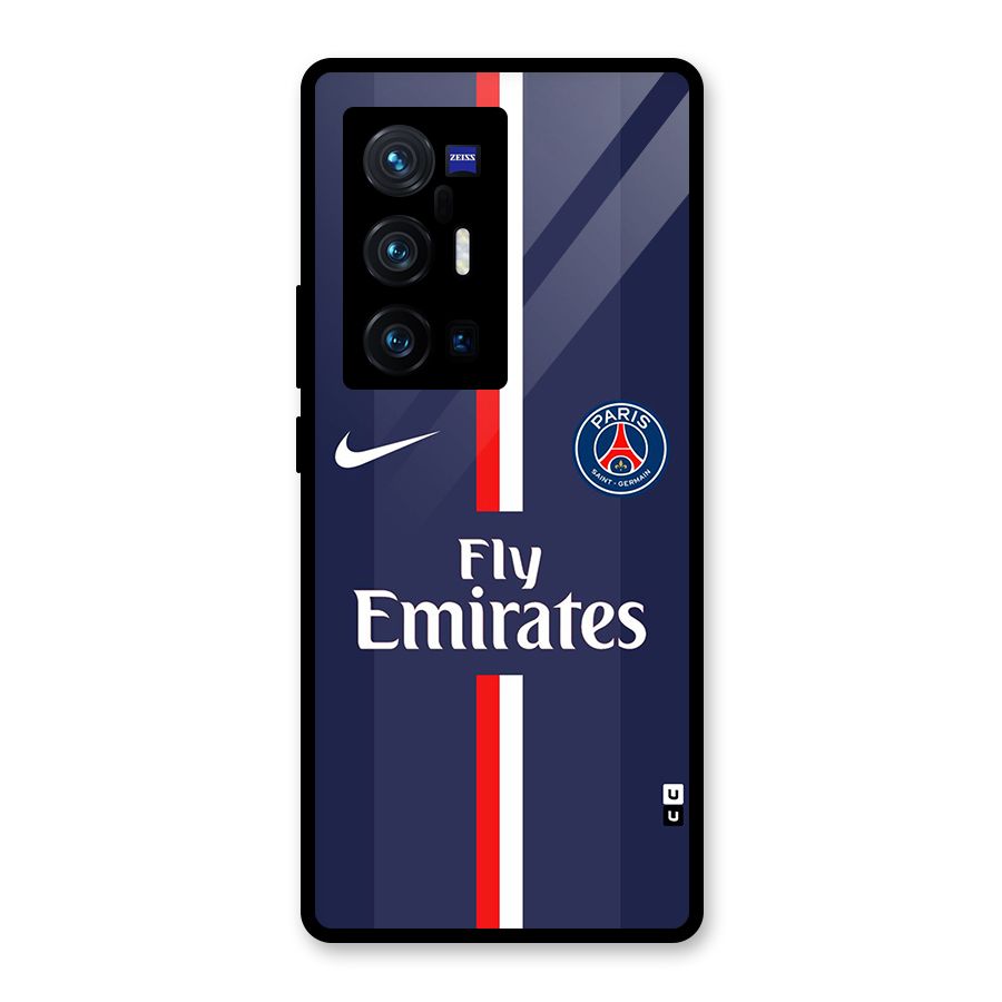 Saint Paris Jersey Glass Back Case for Vivo X70 Pro Plus