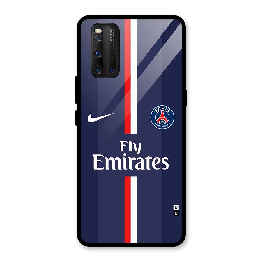 Saint Paris Jersey Glass Back Case for Vivo iQOO 3