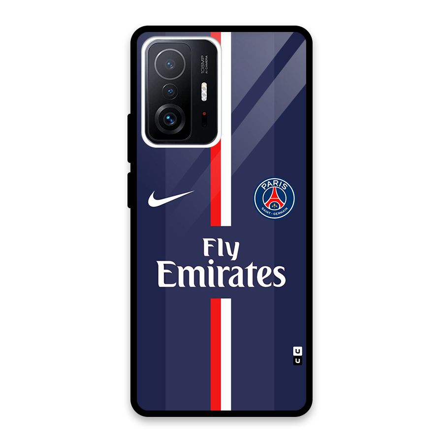 Saint Paris Jersey Glass Back Case for Xiaomi 11T Pro