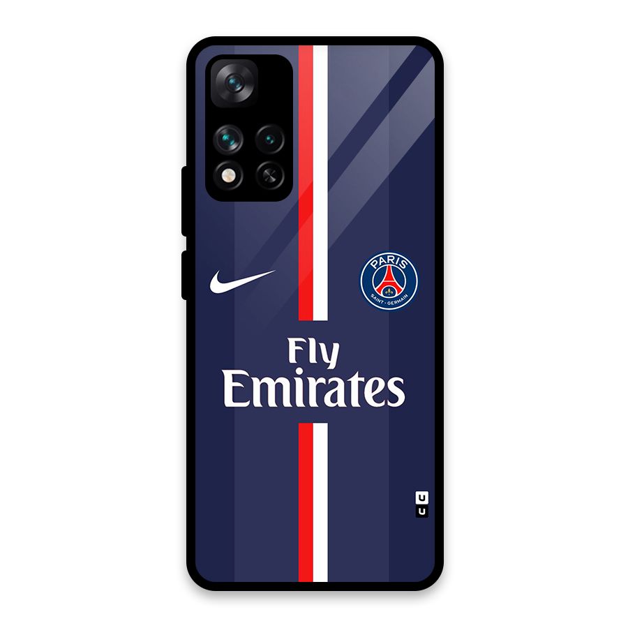 Saint Paris Jersey Glass Back Case for Xiaomi 11i HyperCharge 5G