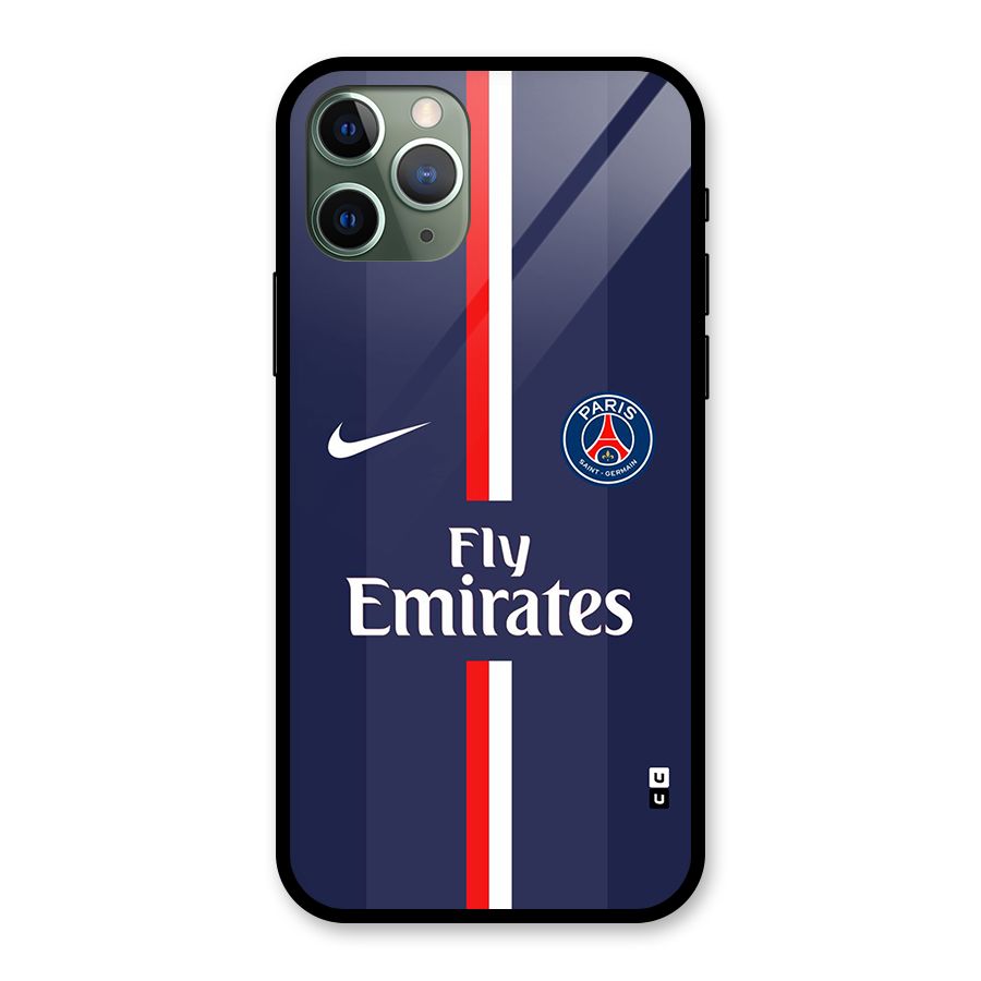 Saint Paris Jersey Glass Back Case for iPhone 11 Pro