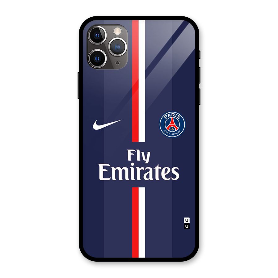 Saint Paris Jersey Glass Back Case for iPhone 11 Pro Max