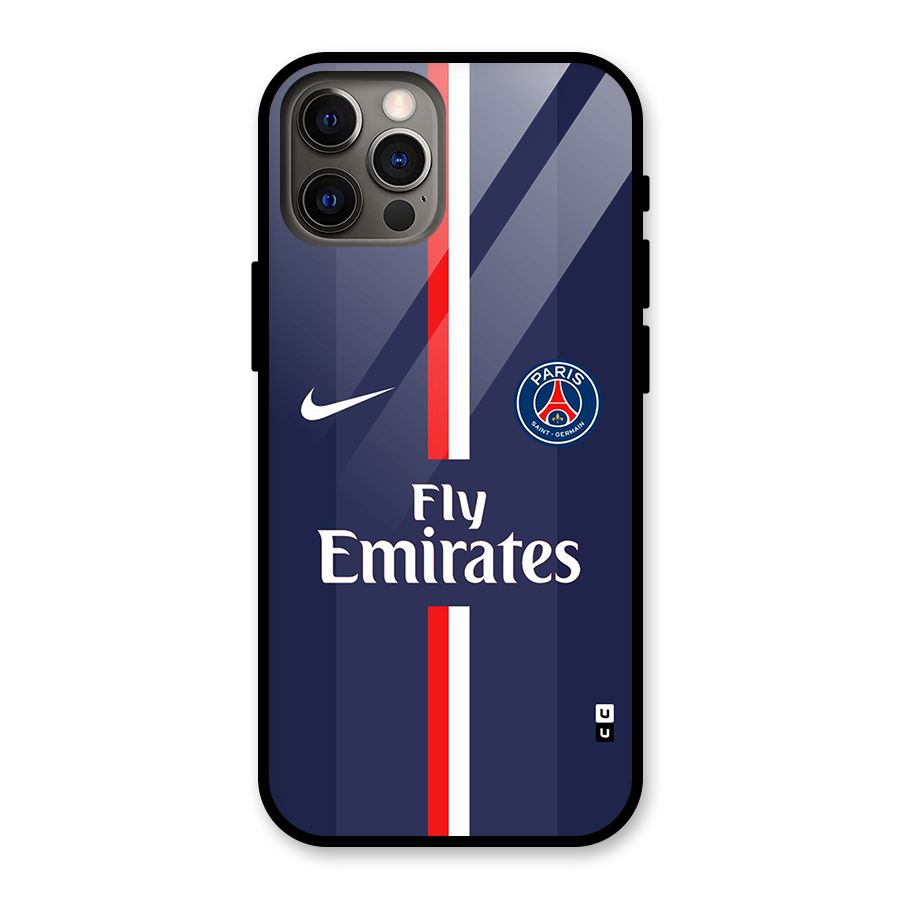 Saint Paris Jersey Glass Back Case for iPhone 12 Pro