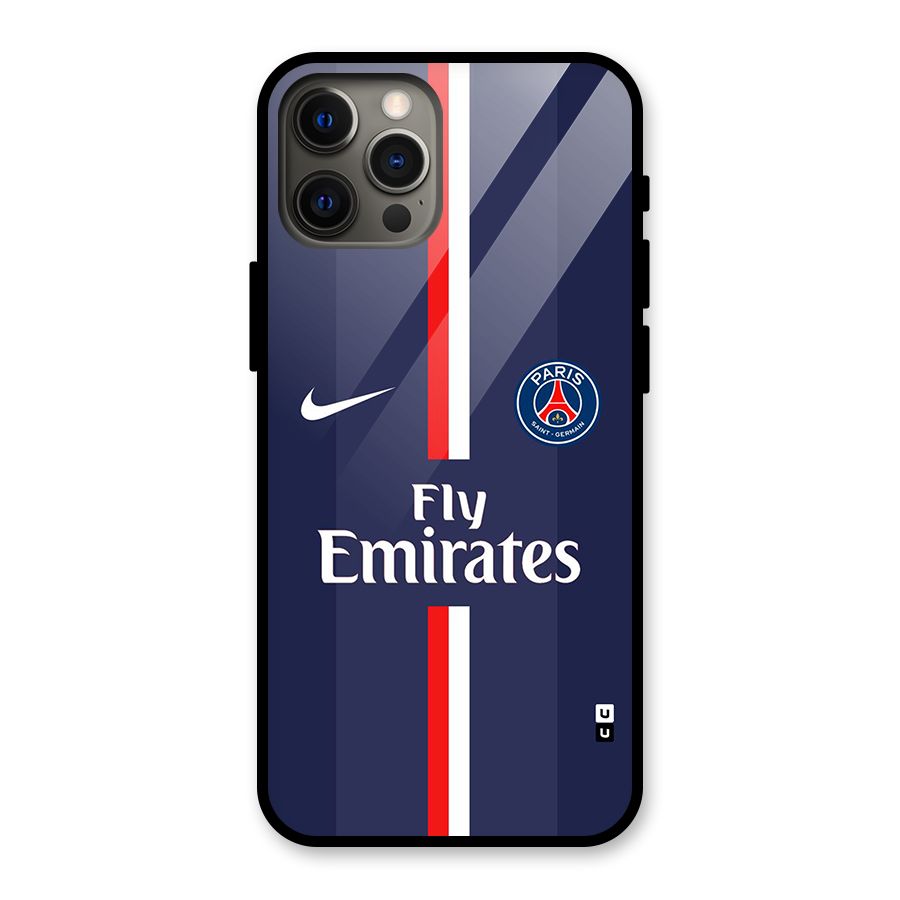 Saint Paris Jersey Glass Back Case for iPhone 12 Pro Max