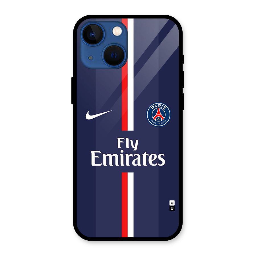 Saint Paris Jersey Glass Back Case for iPhone 13 Mini