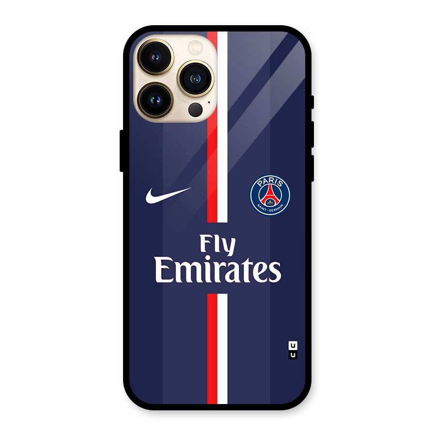 Saint Paris Jersey Glass Back Case for iPhone 13 Pro Max