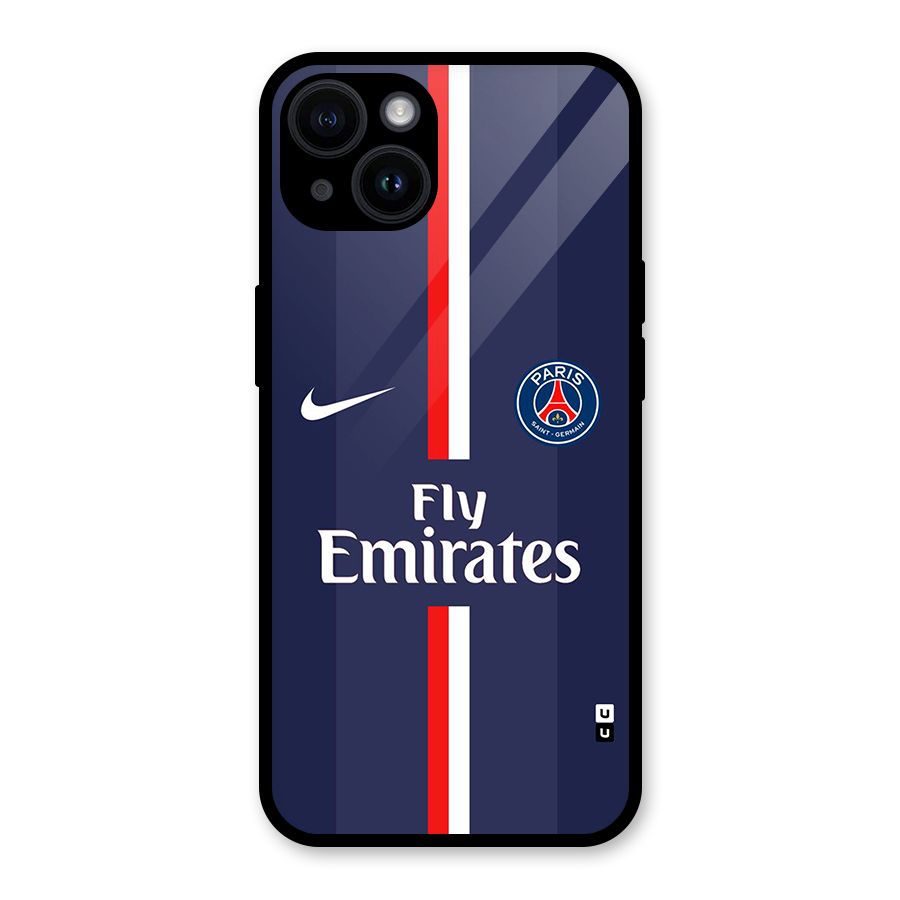 Saint Paris Jersey Glass Back Case for iPhone 14