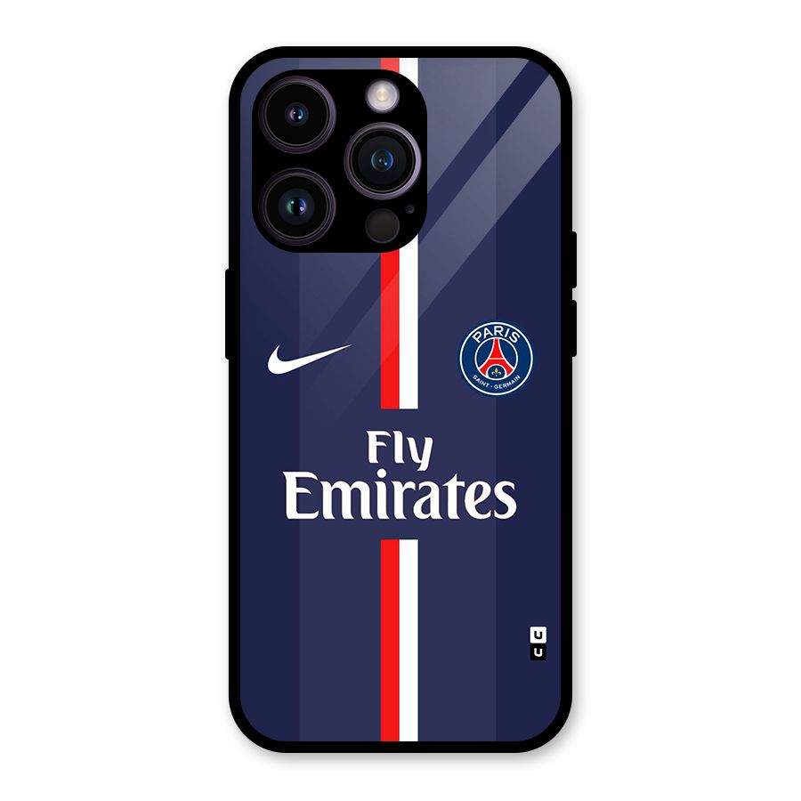 Saint Paris Jersey Glass Back Case for iPhone 14 Pro