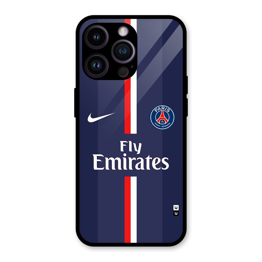 Saint Paris Jersey Glass Back Case for iPhone 14 Pro Max