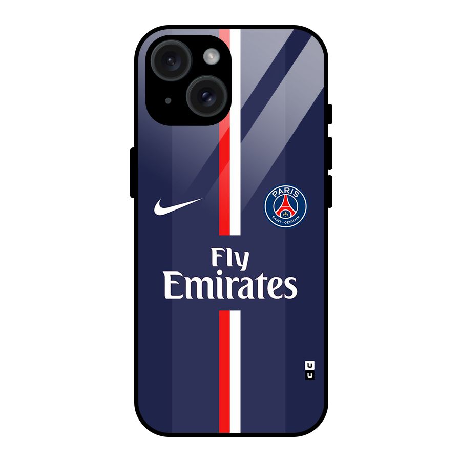 Saint Paris Jersey Glass Back Case for iPhone 15