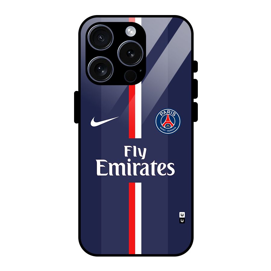 Saint Paris Jersey Glass Back Case for iPhone 15 Pro