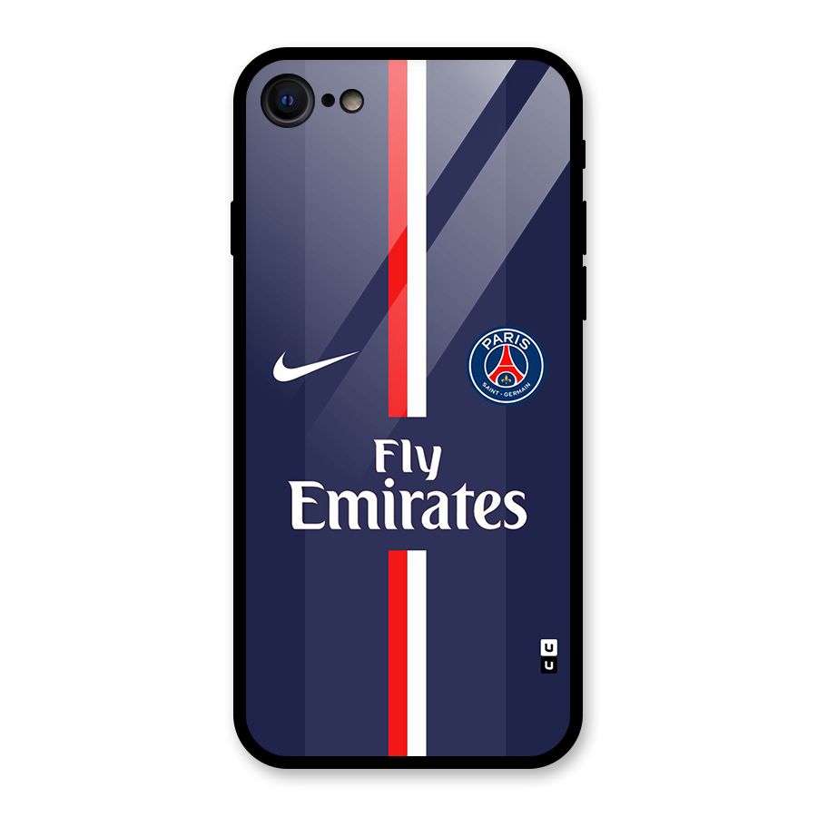 Saint Paris Jersey Glass Back Case for iPhone 7