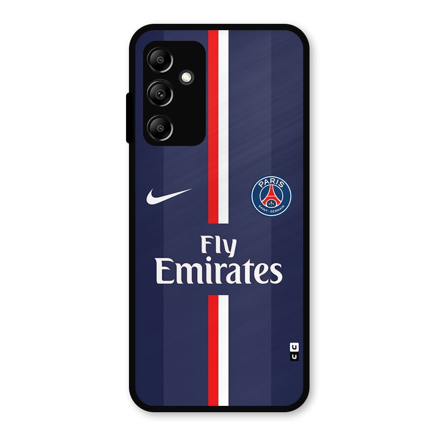 Saint Paris Jersey Metal Back Case for Galaxy A14 5G