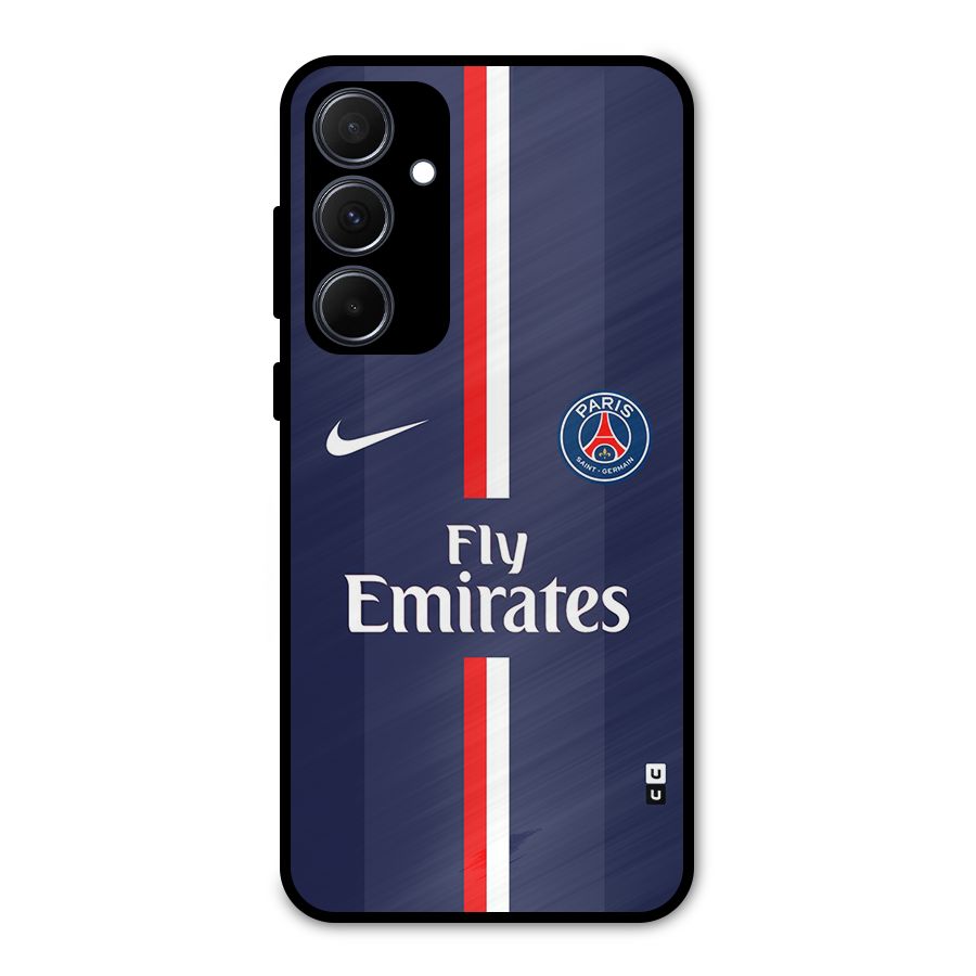 Saint Paris Jersey Metal Back Case for Galaxy A35