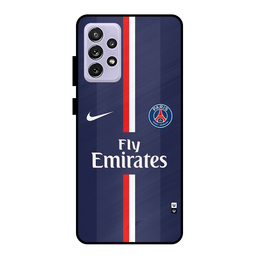 Saint Paris Jersey Metal Back Case for Galaxy A72