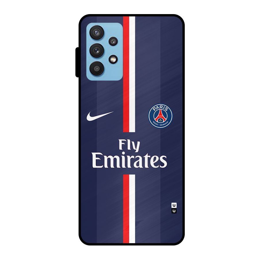 Saint Paris Jersey Metal Back Case for Galaxy M32 5G