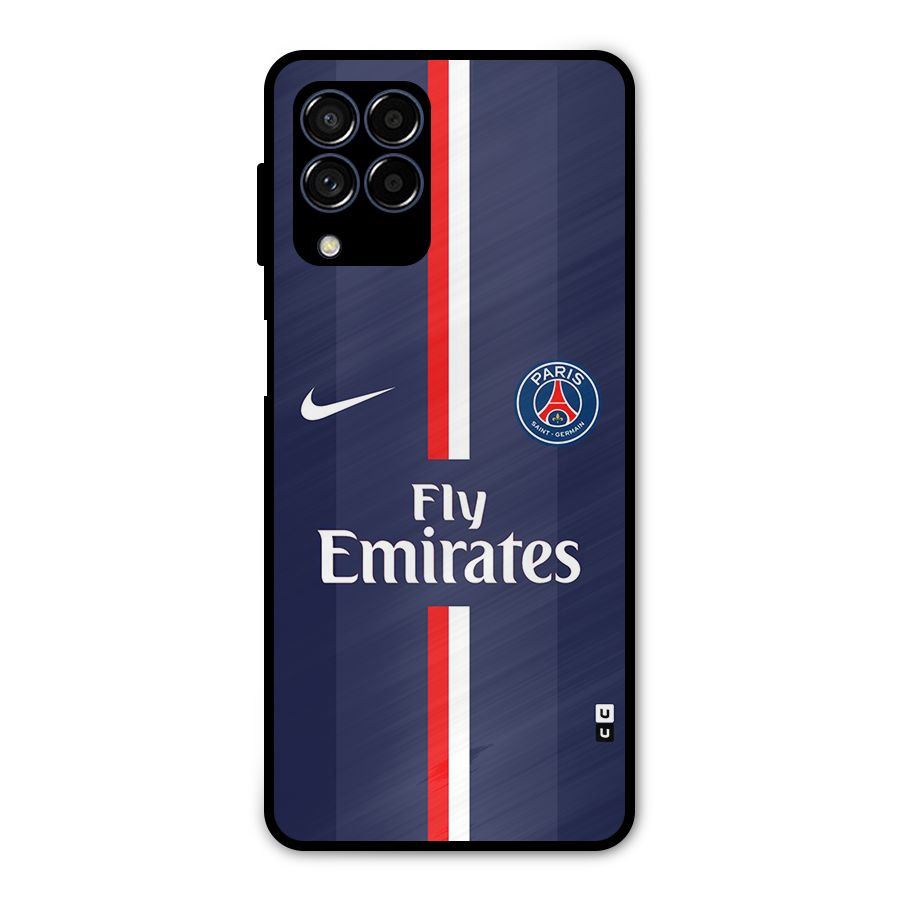 Saint Paris Jersey Metal Back Case for Galaxy M53 5G