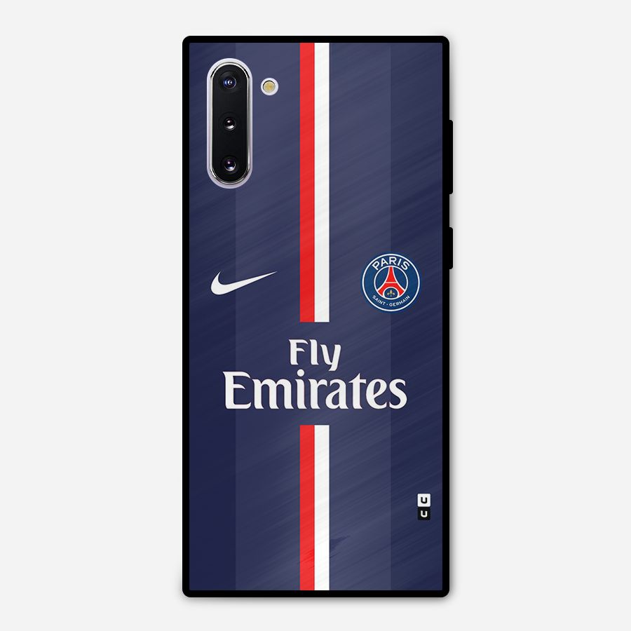 Saint Paris Jersey Metal Back Case for Galaxy Note 10