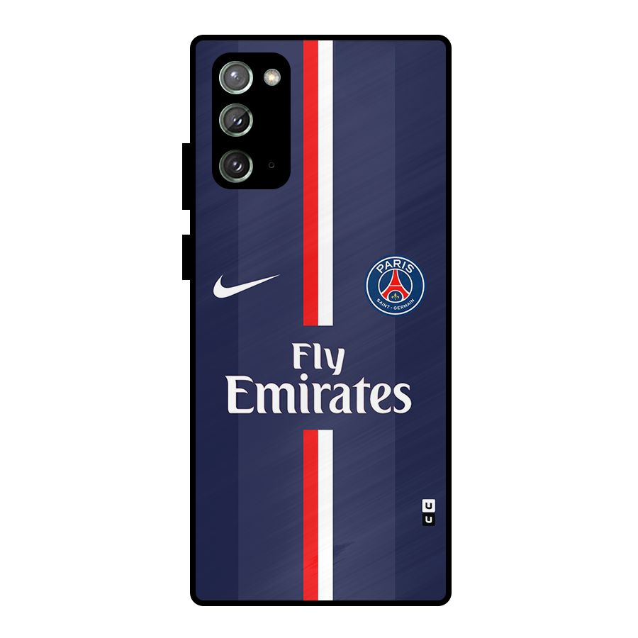 Saint Paris Jersey Metal Back Case for Galaxy Note 20