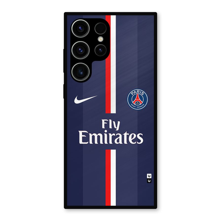 Saint Paris Jersey Metal Back Case for Galaxy S23 Ultra